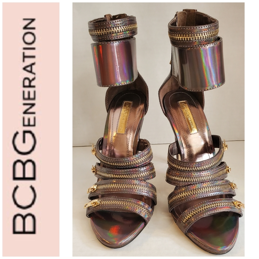NYE SALE BCBG Generation Metallic Heels 7.5